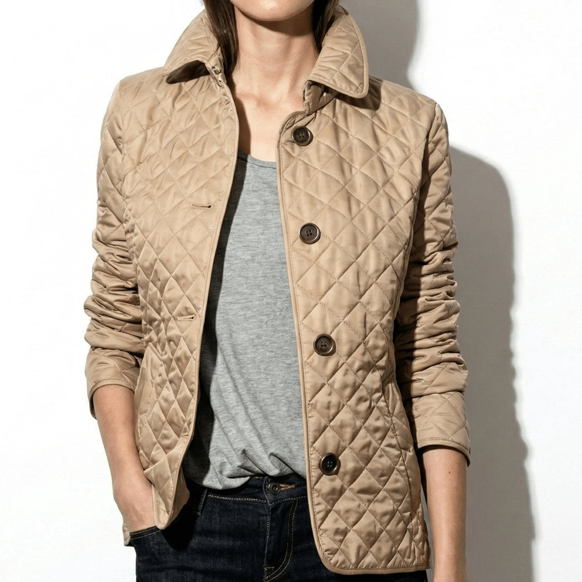 Damen Gesteppte Jacke | Leichte Elegante Alltagsjacke 9