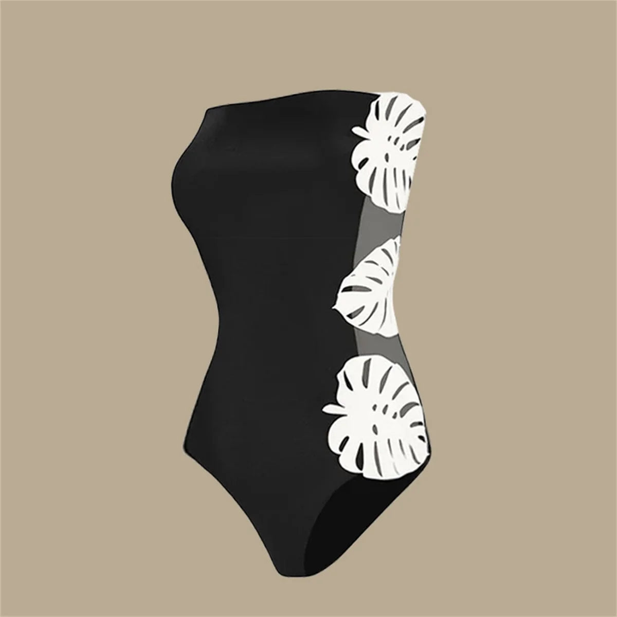 Damen Hochtaillierter Laser Cut Bikini | Sexy Push-Up Bademode für Sommer