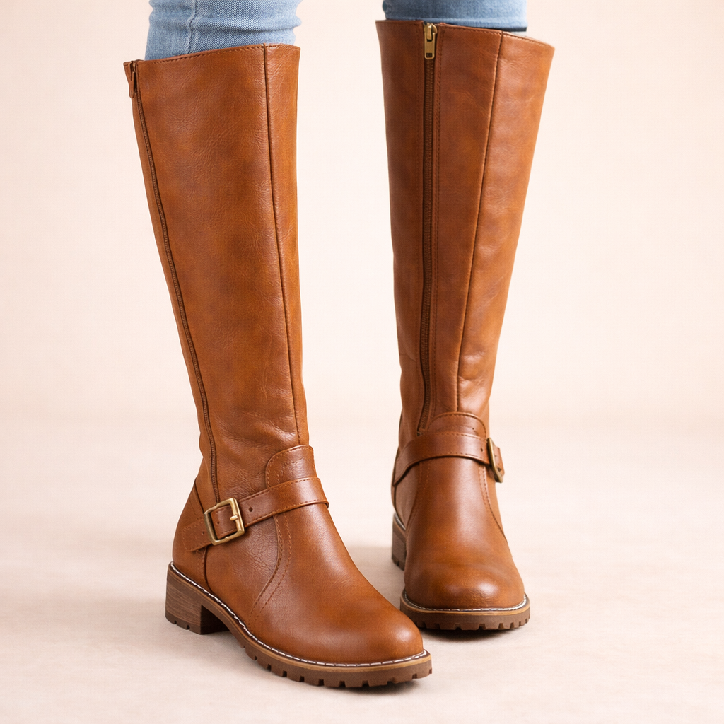 Damen Lederstiefel | Elegante Bequeme Boots für Jede Gelegenheit