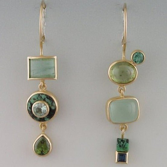 Women's Vintage Green Earrings | Elegant Timeless Jewelry for Special Occasions