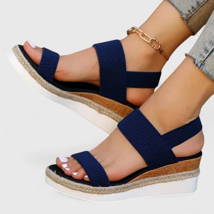 Damen Weiche Sandalen mit Fußgewölbeunterstützung | Bequeme Sommerschuhe für Alltag