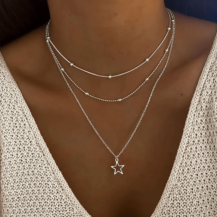 Unisex Vintage Star Pendant | Elegant Jewelry for Special Occasions