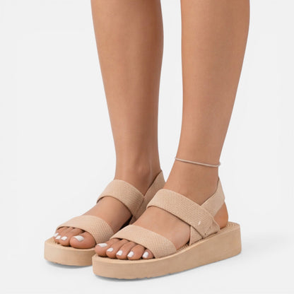 Damen Atmungsaktive Keilsandalen | Leichte Sommerschuhe mit Stil für Komfort und Stabilität
