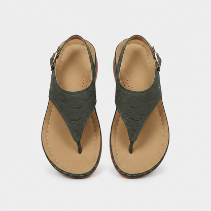 Damen Atmungsaktive Zehensandalen | Komfortable Sommer-Sandalen mit Fußgewölbeunterstützung