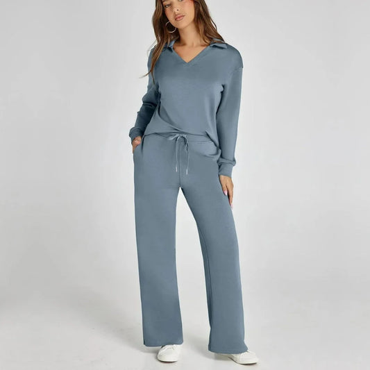 Damen Baumwollmischung Lounge-Set | Weich und Bequem für Entspannung 0