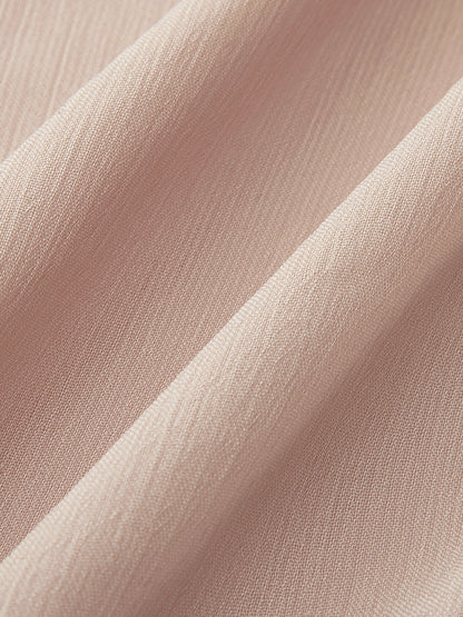 Damen Chiffon Kleid mit Rüschen | Elegantes Cape-Detail für besondere Anlässe 8
