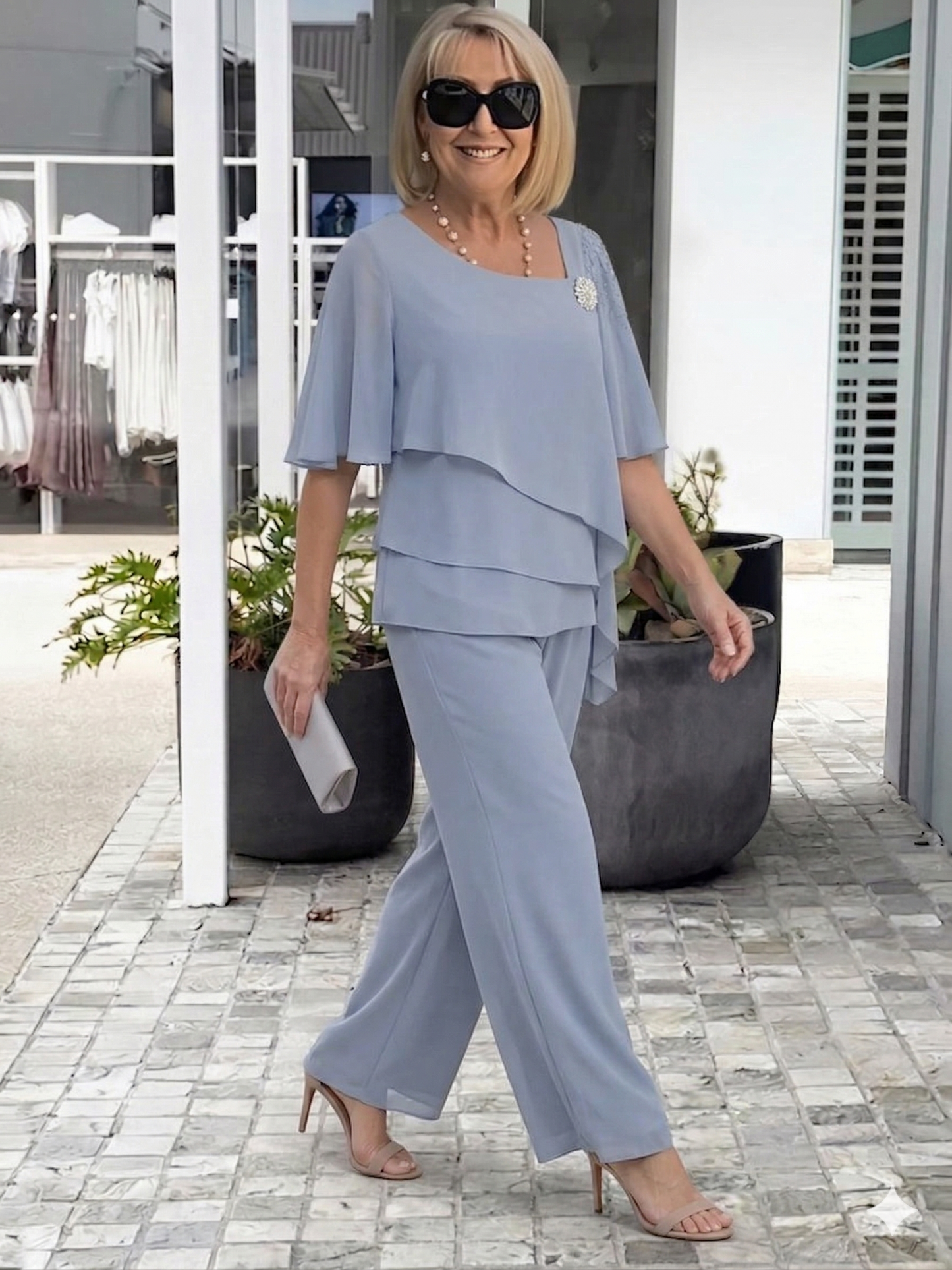Damen Elegantes Baumwollset | Modisches und Bequemes Outfit für Frühling und Sommer