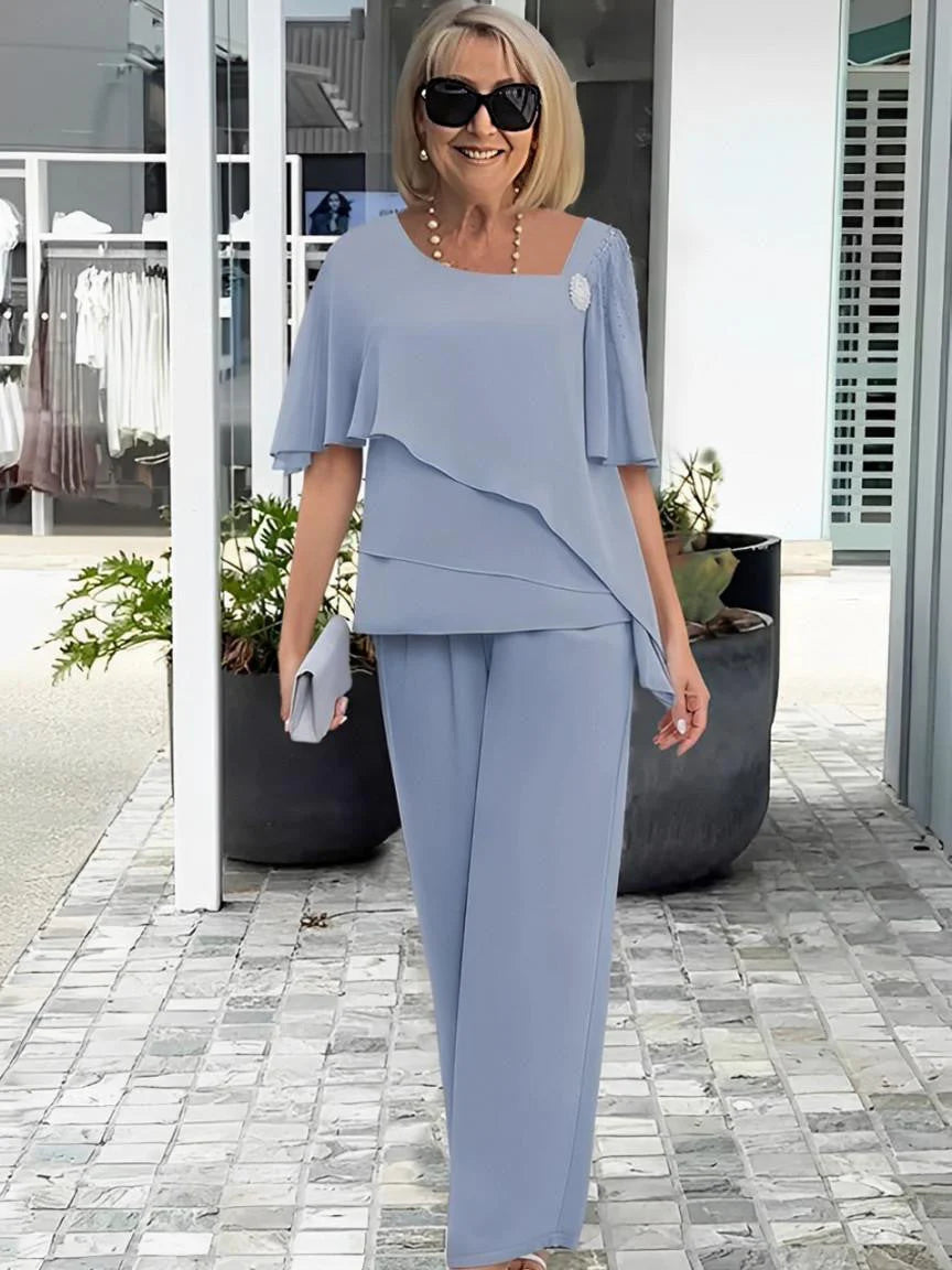 Damen Elegantes Baumwollset | Modisches und Bequemes Outfit für Frühling und Sommer