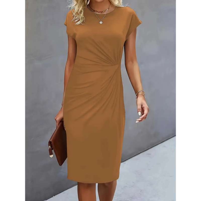 Damen Elegantes Midi Kleid | Schmeichelhafte Midi-Länge für Beruf und Freizeit