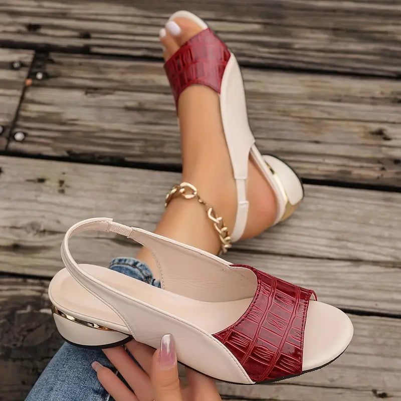 Damen Ergonomische Offene Keilsandalen | Bequeme Sommer Wedges für jeden Anlass