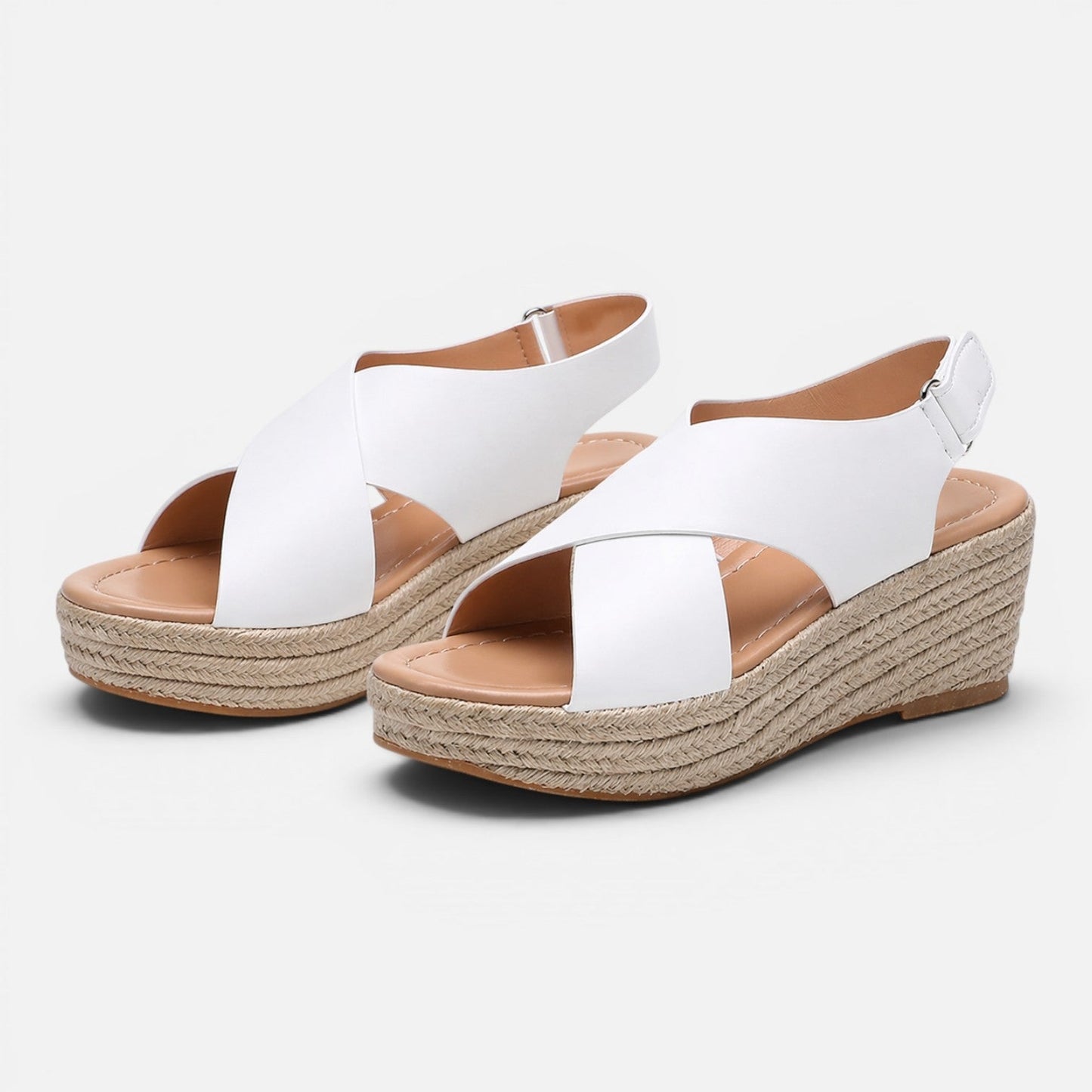 Damen Espadrille Keilsandalen | Gepolsterte Sommerschuhe mit Stil