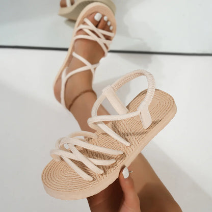Damen Flache EVA Sandalen | Bequeme Leichte Sommerschuhe für Heiße Tage