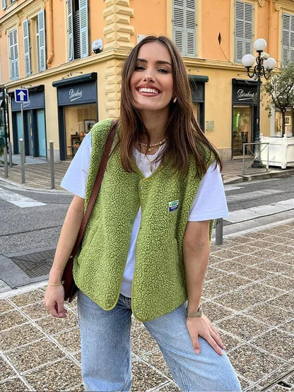 Damen Fleece Weste | Weich und Bequem für Freizeitlooks 0