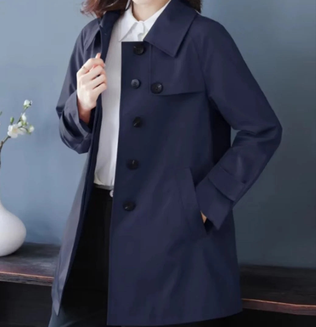 Damen Floral Futter Jacke | Eleganter Button Front Topper für Frühling 2