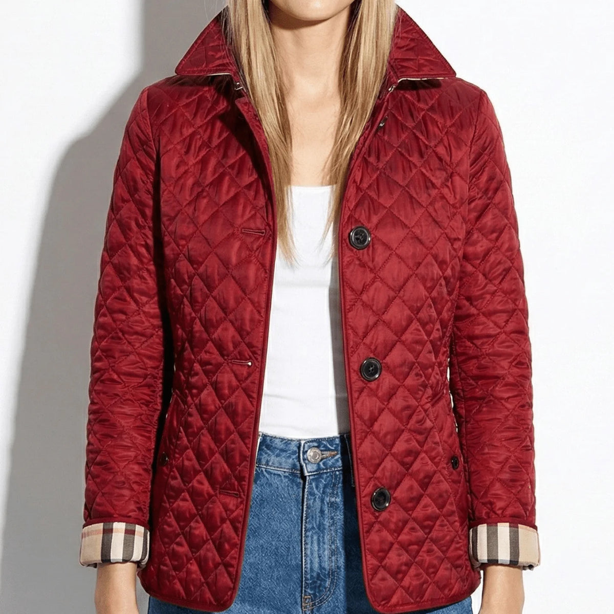 Damen Gesteppte Jacke | Leichte Elegante Alltagsjacke 8