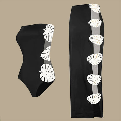 Damen Hochtaillierter Laser Cut Bikini | Sexy Push-Up Bademode für Sommer