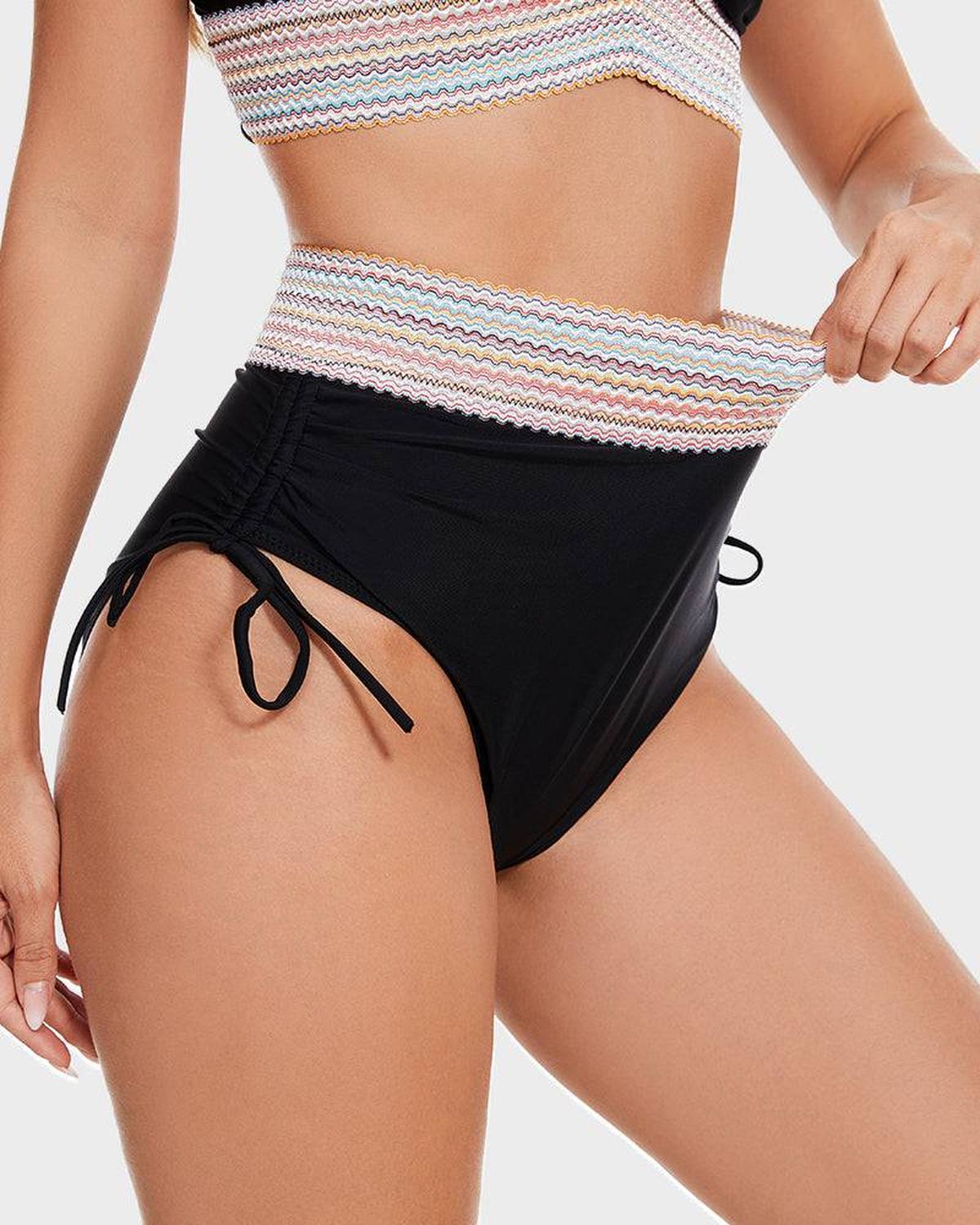 Damen Hochtailliertes Bikini-Set | Verspielt und Elegant mit Bauchkontrolle für Selbstbewusste Sommer-Looks