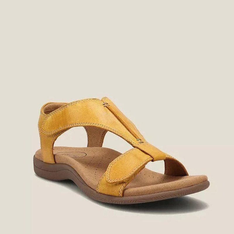 Damen Komfortsandalen | Verstellbare Kreuzriemen mit Gepolstertem Fußbett | Bequem und Vielseitig für den Sommer