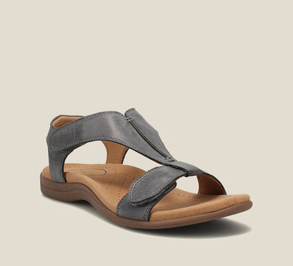 Damen Komfortsandalen | Verstellbare Kreuzriemen mit Gepolstertem Fußbett | Bequem und Vielseitig für den Sommer
