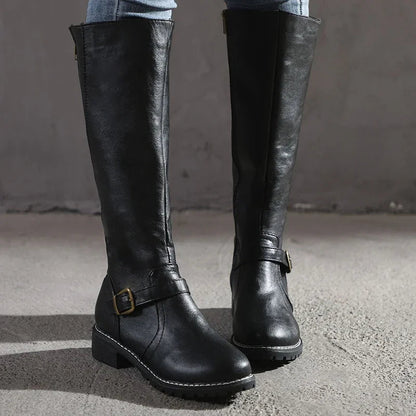 Damen Lederstiefel | Elegante Bequeme Boots für Jede Gelegenheit
