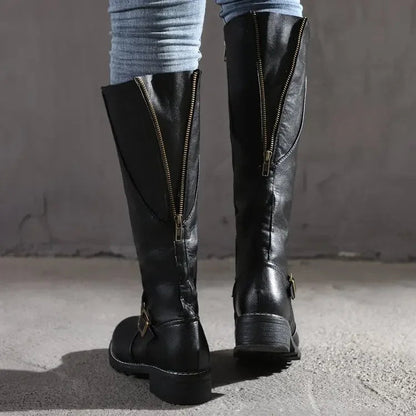 Damen Lederstiefel | Elegante Bequeme Boots für Jede Gelegenheit