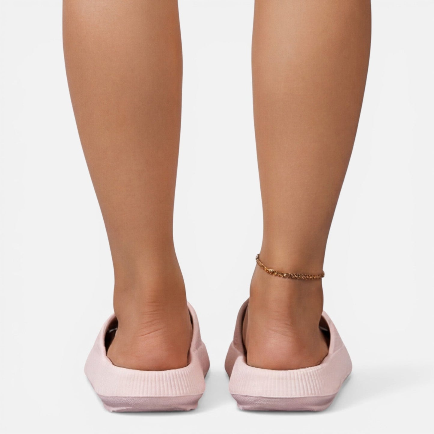Damen Minimalistische Synthetik Slide-Sandalen | Bequeme Gepolsterte Sommerschuhe