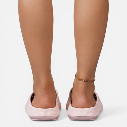 Damen Minimalistische Synthetik Slide-Sandalen | Bequeme Gepolsterte Sommerschuhe