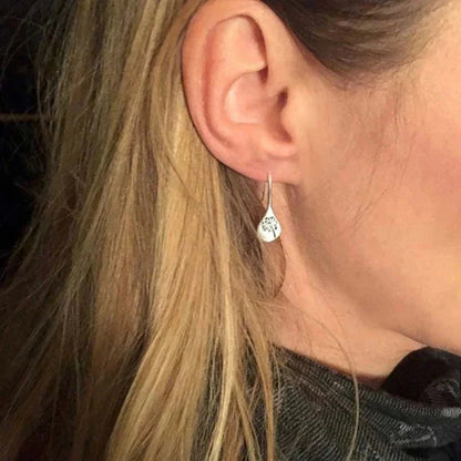 Damen Ohrringe Silber | Elegante Löwenzahn Ohrstecker aus Sterlingsilber