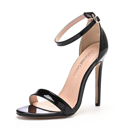 Damen PU High Heel Sandalen | Elegante Sommer Pumps für Hochzeiten und Abendveranstaltungen