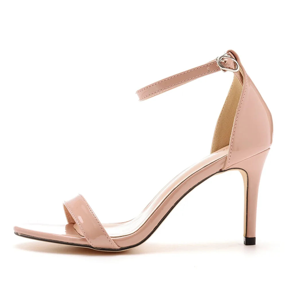 Damen PU High Heel Sandalen | Elegante Sommer Pumps für Hochzeiten und Abendveranstaltungen