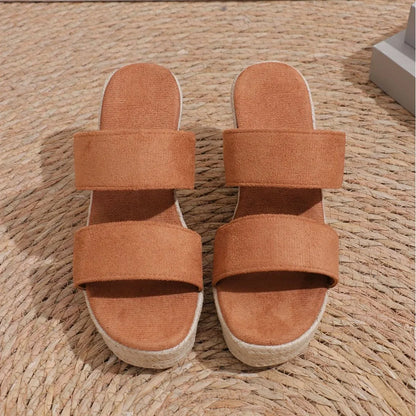 Damen Peep Toe Plateau Sandalen | Bequeme Hochhackige Sommerschuhe für Stil und Komfort