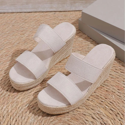 Damen Peep Toe Plateau Sandalen | Bequeme Hochhackige Sommerschuhe für Stil und Komfort