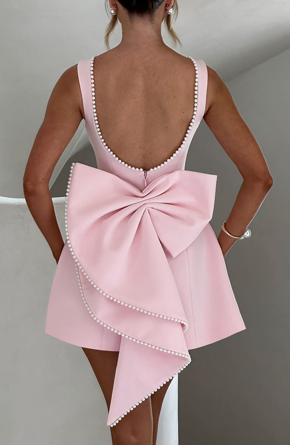 Damen Strukturierter Baumwoll-Minikleid | Verspielt Elegantes Sommerkleid 3