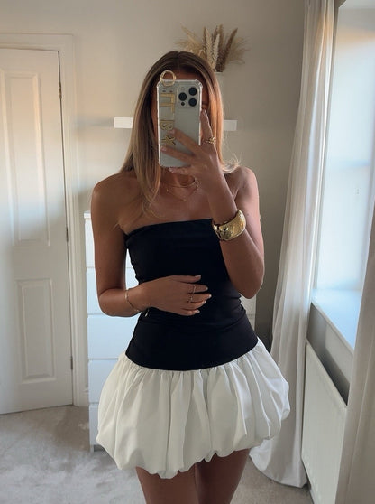 Damen Süßes Partykleid | Verspielt Mit Ballonsaum 4