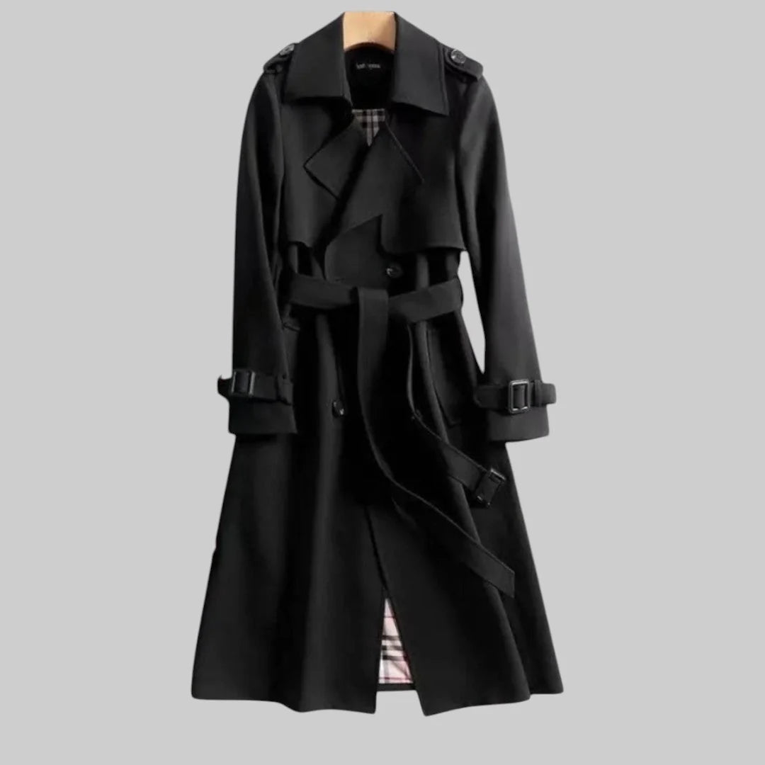 Damen Trenchcoat | Zeitloser Eleganter Übergangsjacke | Taillierte Passform 3