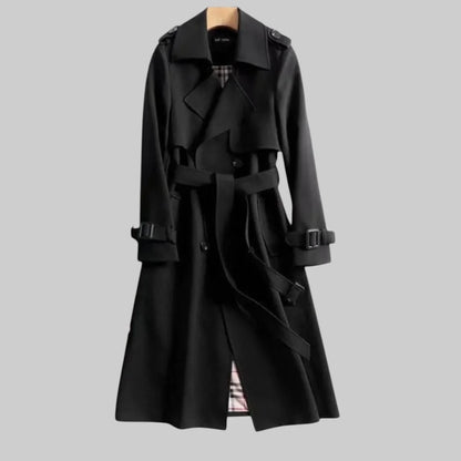 Damen Trenchcoat | Zeitloser Eleganter Übergangsjacke | Taillierte Passform 3