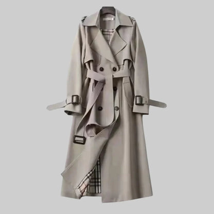 Damen Trenchcoat | Zeitloser Eleganter Übergangsjacke | Taillierte Passform 4