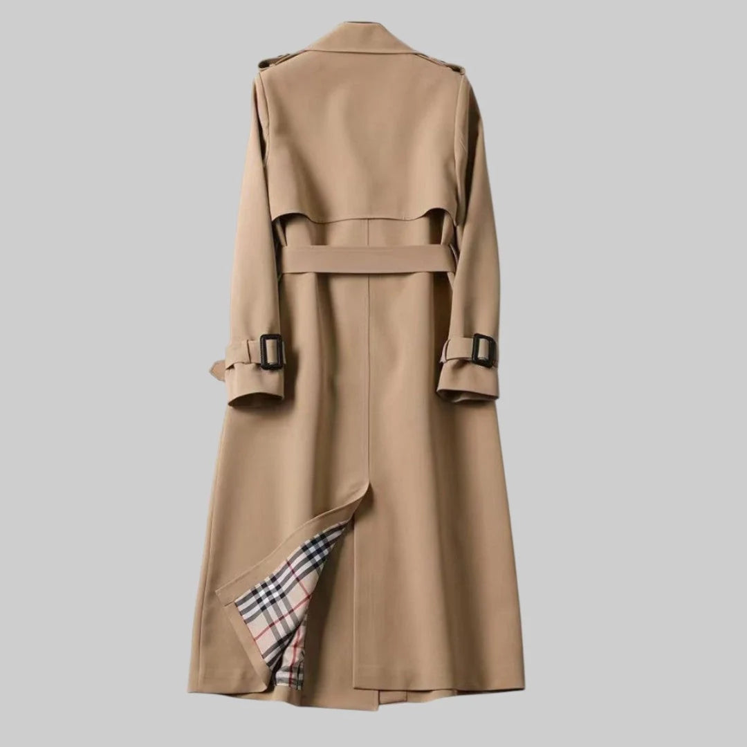 Damen Trenchcoat | Zeitloser Eleganter Übergangsjacke | Taillierte Passform 5