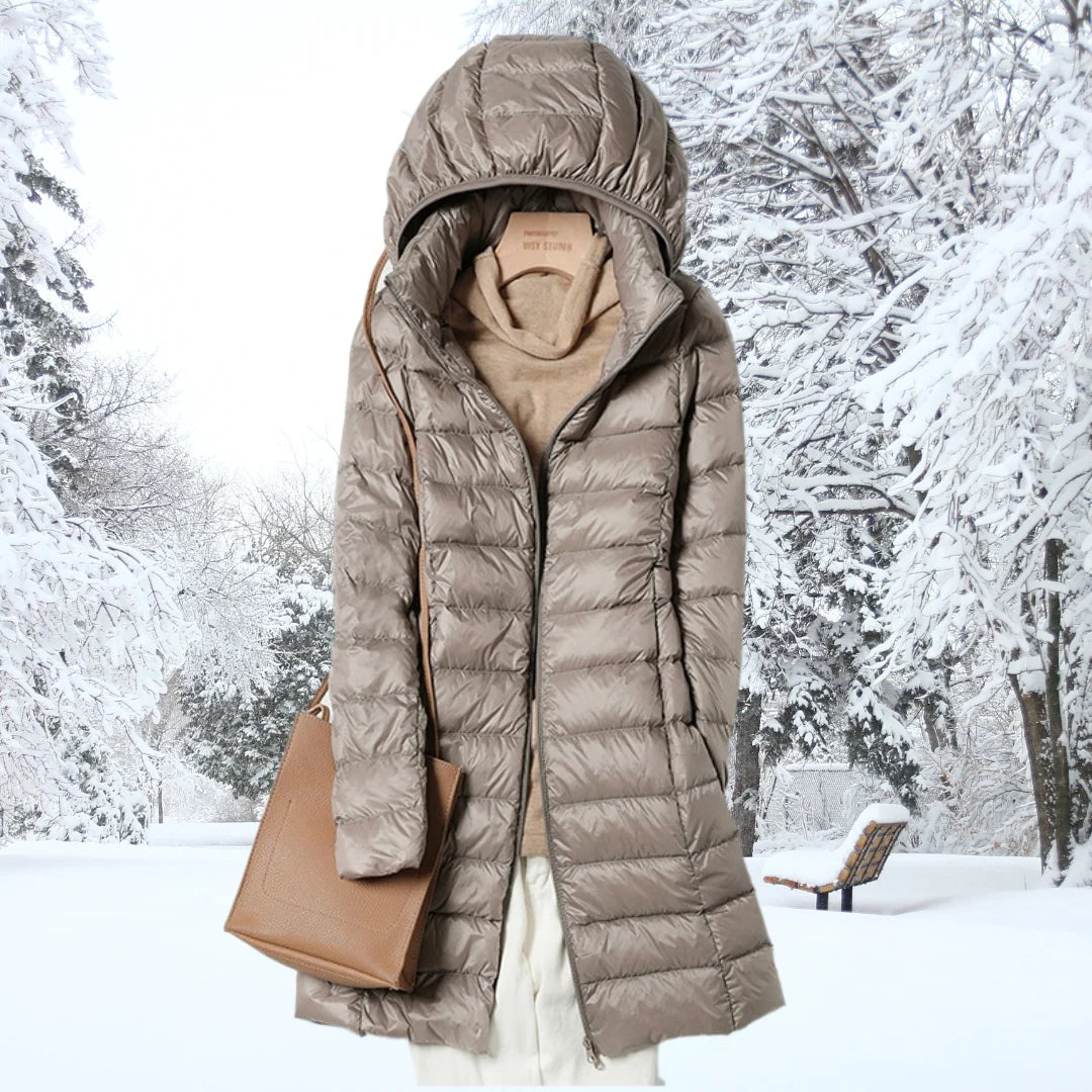 Damen Ultraleichte Daunenjacke | Stilvolle Taillierte Herbstjacke 0