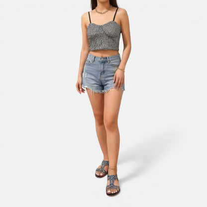 Damen Verzierte Keilsandalen | Komfortable Sommer Schuhe mit Fußgewölbeunterstützung