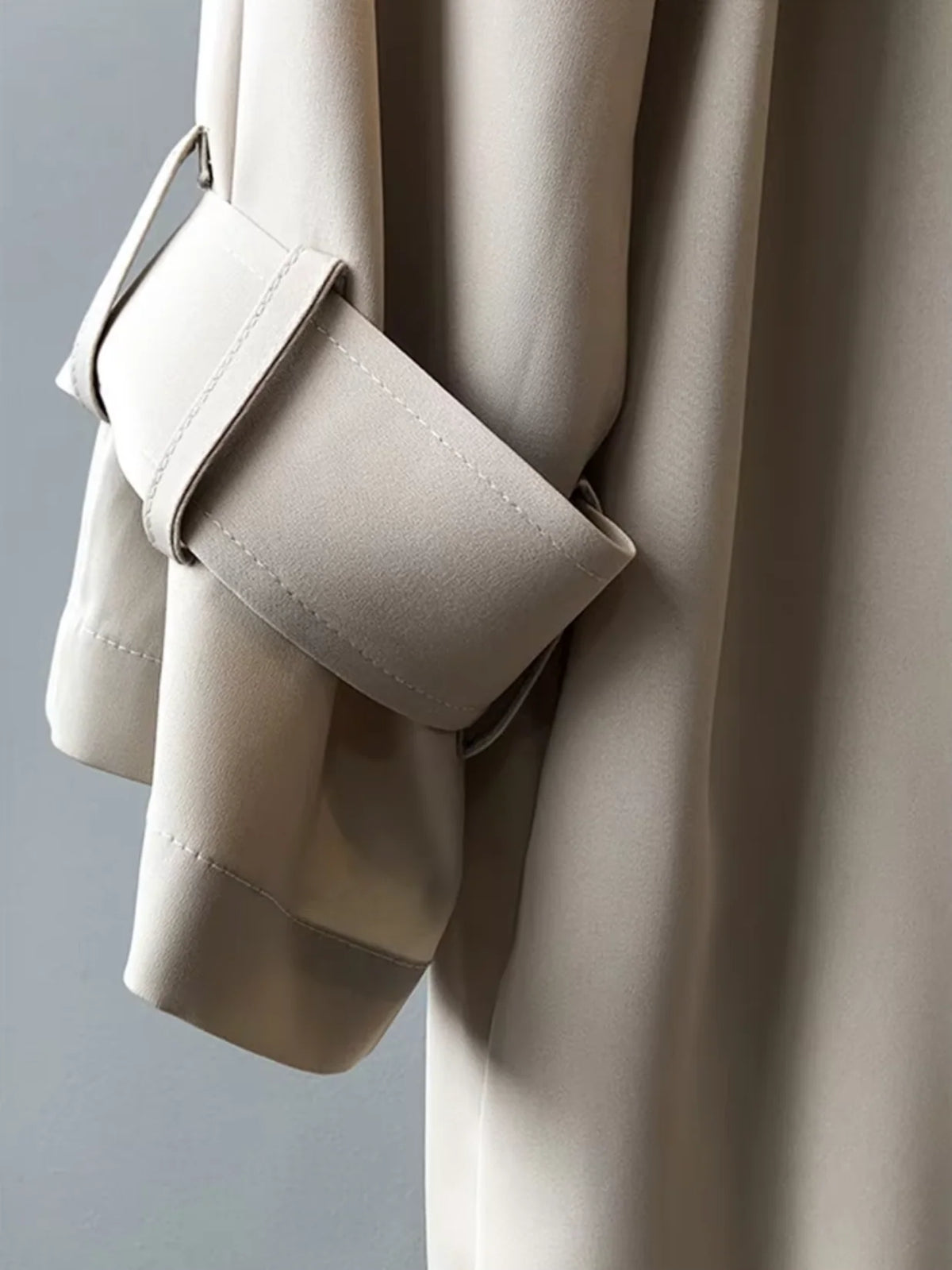 Damen Wasserdichter Trenchcoat | Eleganter Zweireihiger Übergangs-Mantel 4