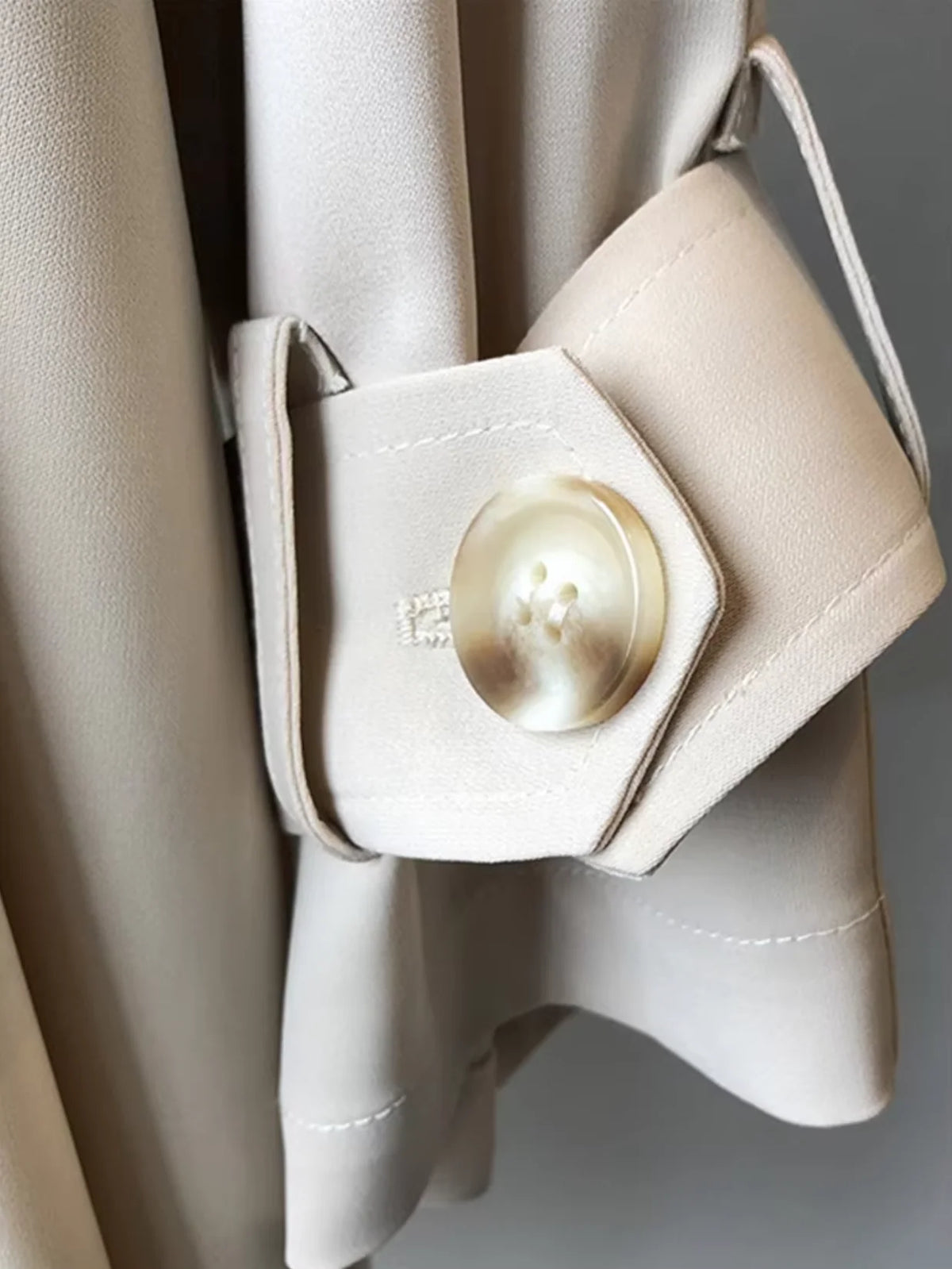 Damen Wasserdichter Trenchcoat | Eleganter Zweireihiger Übergangs-Mantel 5