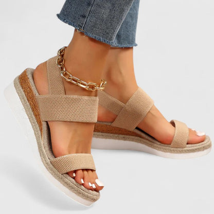Damen Weiche Sandalen mit Fußgewölbeunterstützung | Bequeme Sommerschuhe für Alltag
