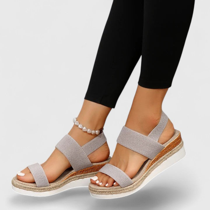 Damen Weiche Sandalen mit Fußgewölbeunterstützung | Bequeme Sommerschuhe für Alltag