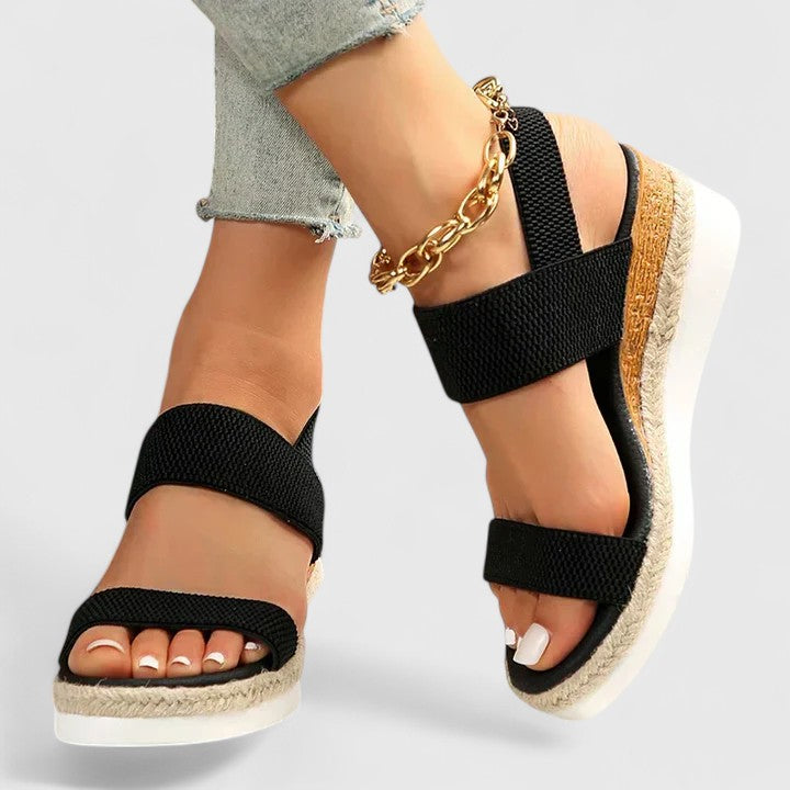 Damen Weiche Sandalen mit Fußgewölbeunterstützung | Bequeme Sommerschuhe für Alltag