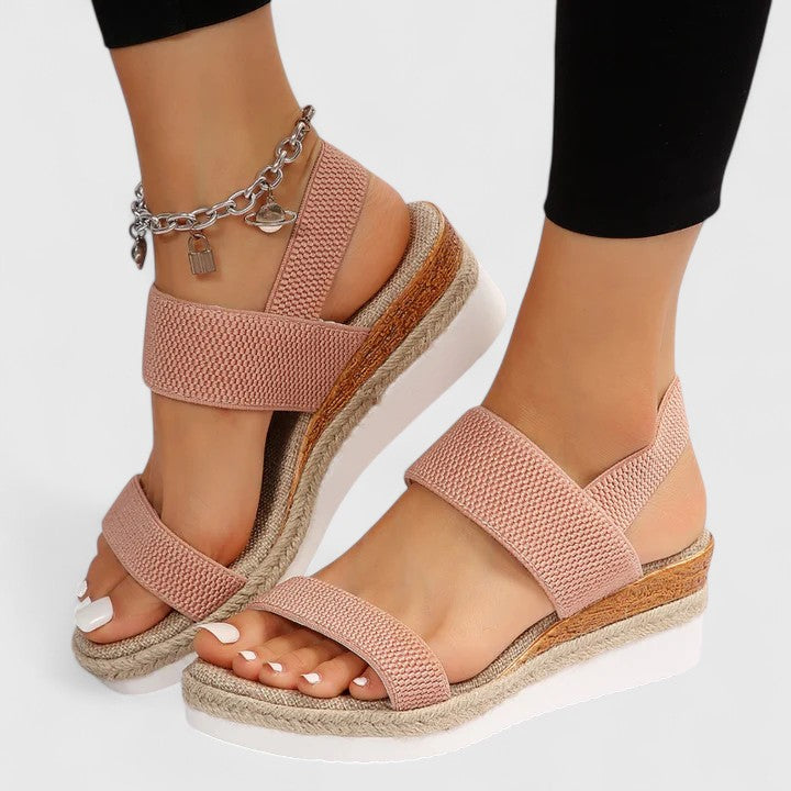 Damen Weiche Sandalen mit Fußgewölbeunterstützung | Bequeme Sommerschuhe für Alltag