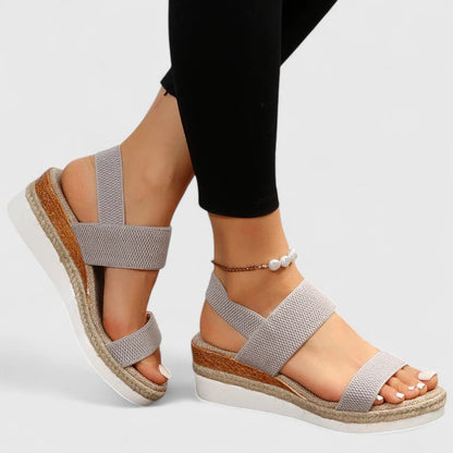 Damen Weiche Sandalen mit Fußgewölbeunterstützung | Bequeme Sommerschuhe für Alltag