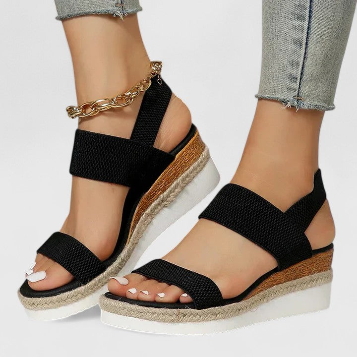 Damen Weiche Sandalen mit Fußgewölbeunterstützung | Bequeme Sommerschuhe für Alltag