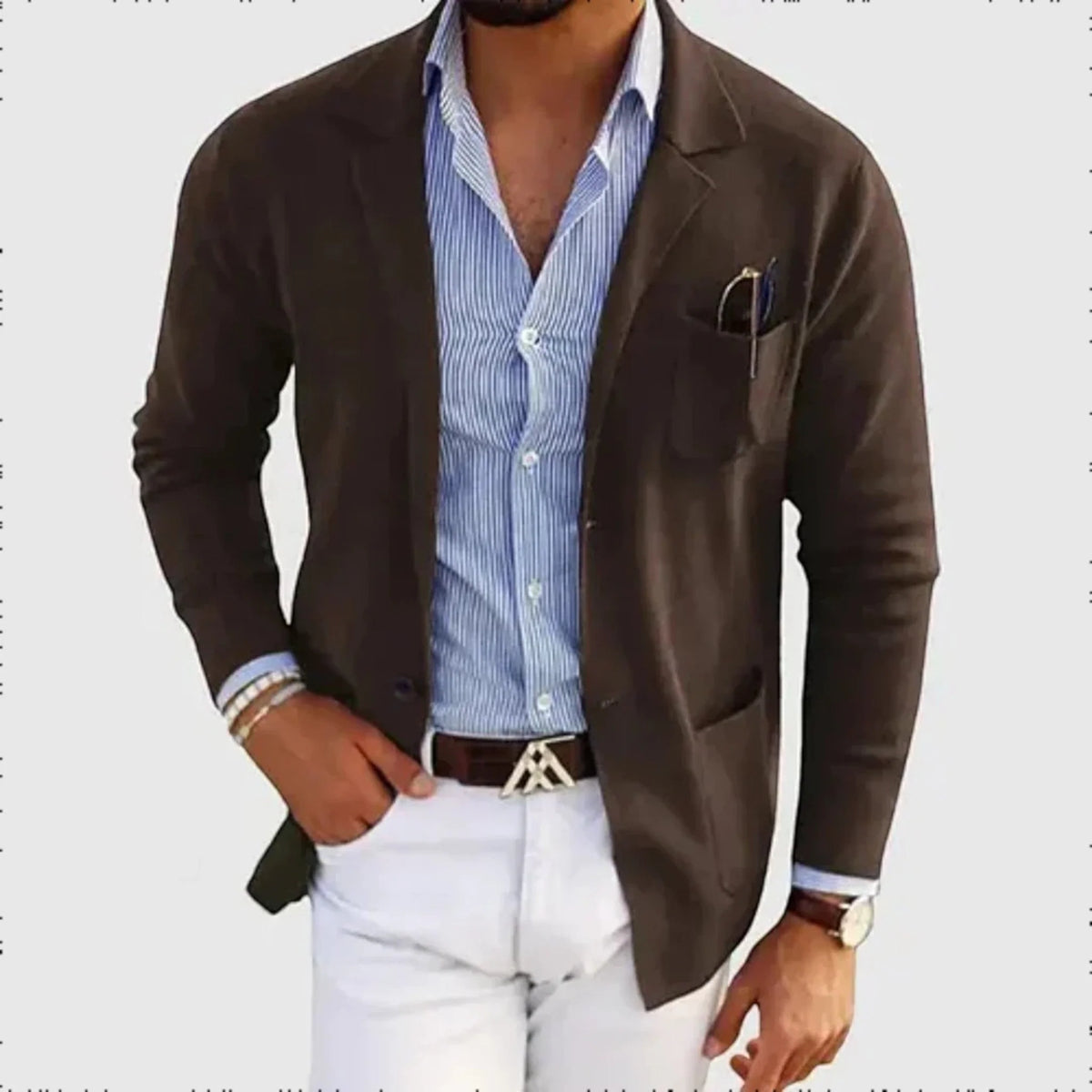Herren Lässiger Blazer | Praktisches Design mit Taschen 1