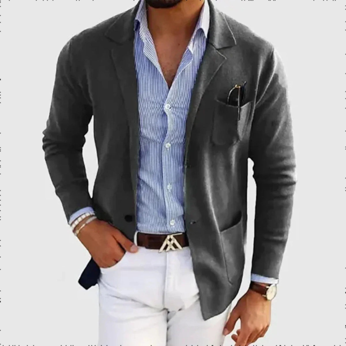 Herren Lässiger Blazer | Praktisches Design mit Taschen 2